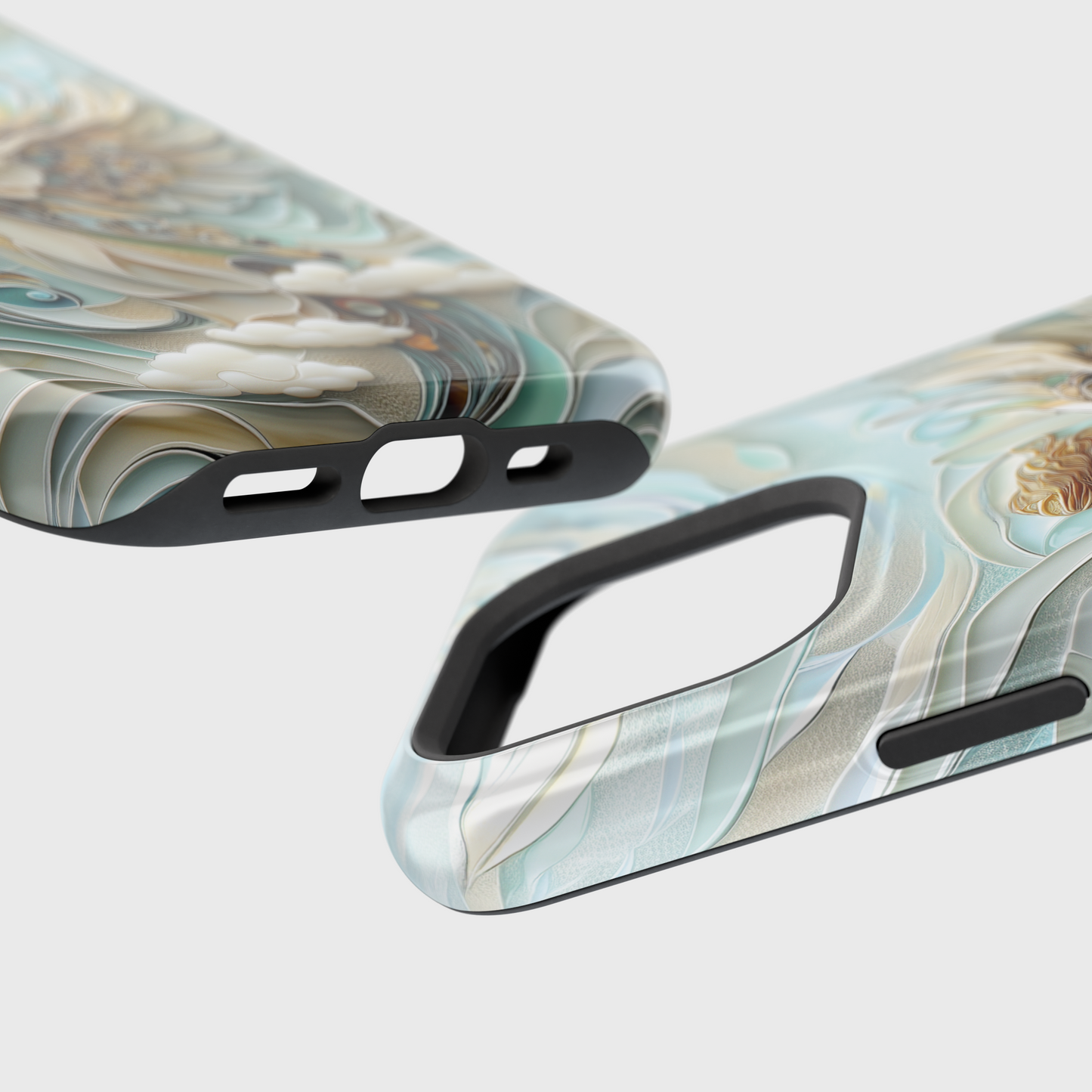 Holy Angel Quilling Art Design iPhone Case