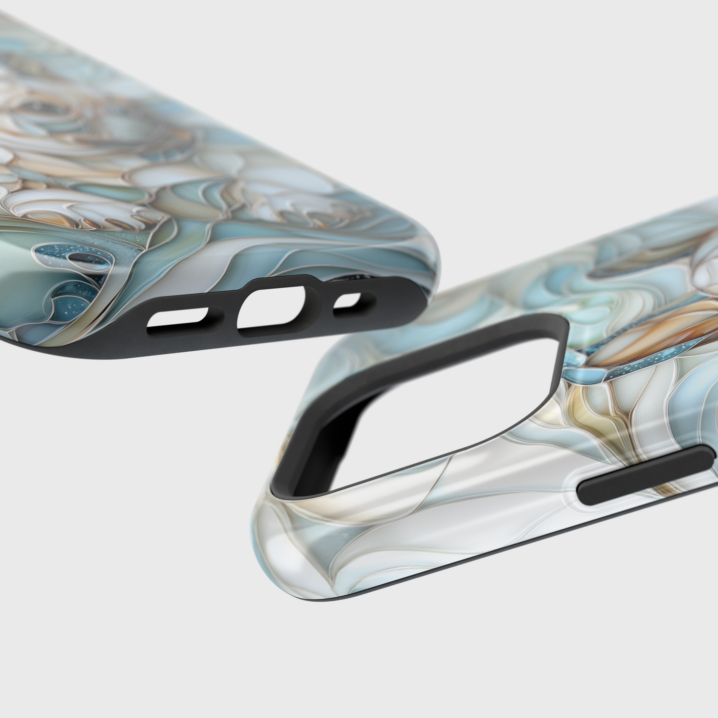 Frenchie Puppy Stained Glass Art iPhone Case
