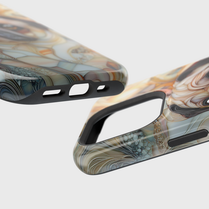 Pug Stained Glass Design iPhone Case