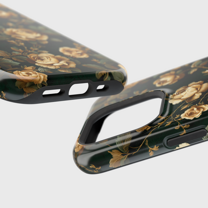 Emerald Bloom Design iPhone Case