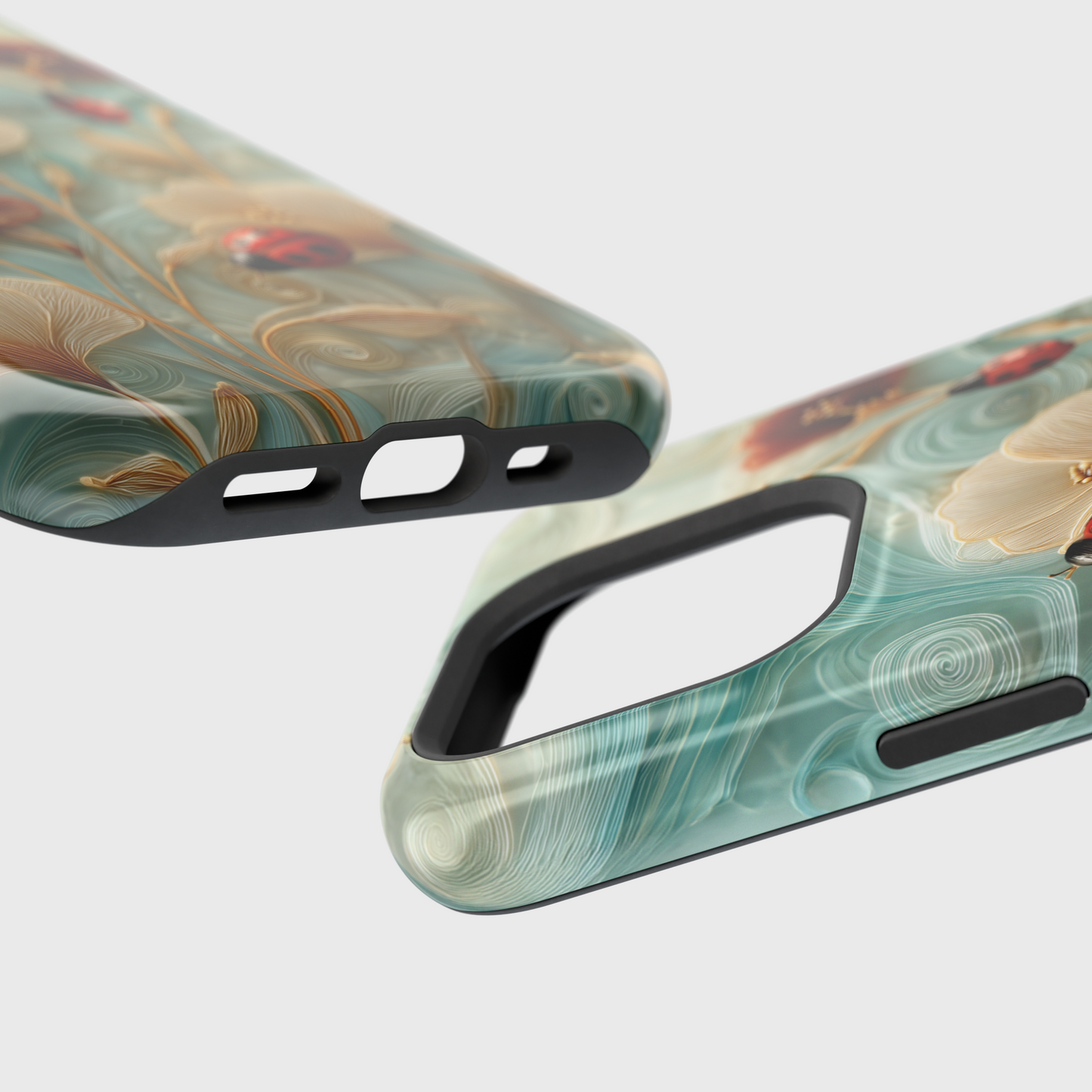 Ladybug Garden Design iPhone Case