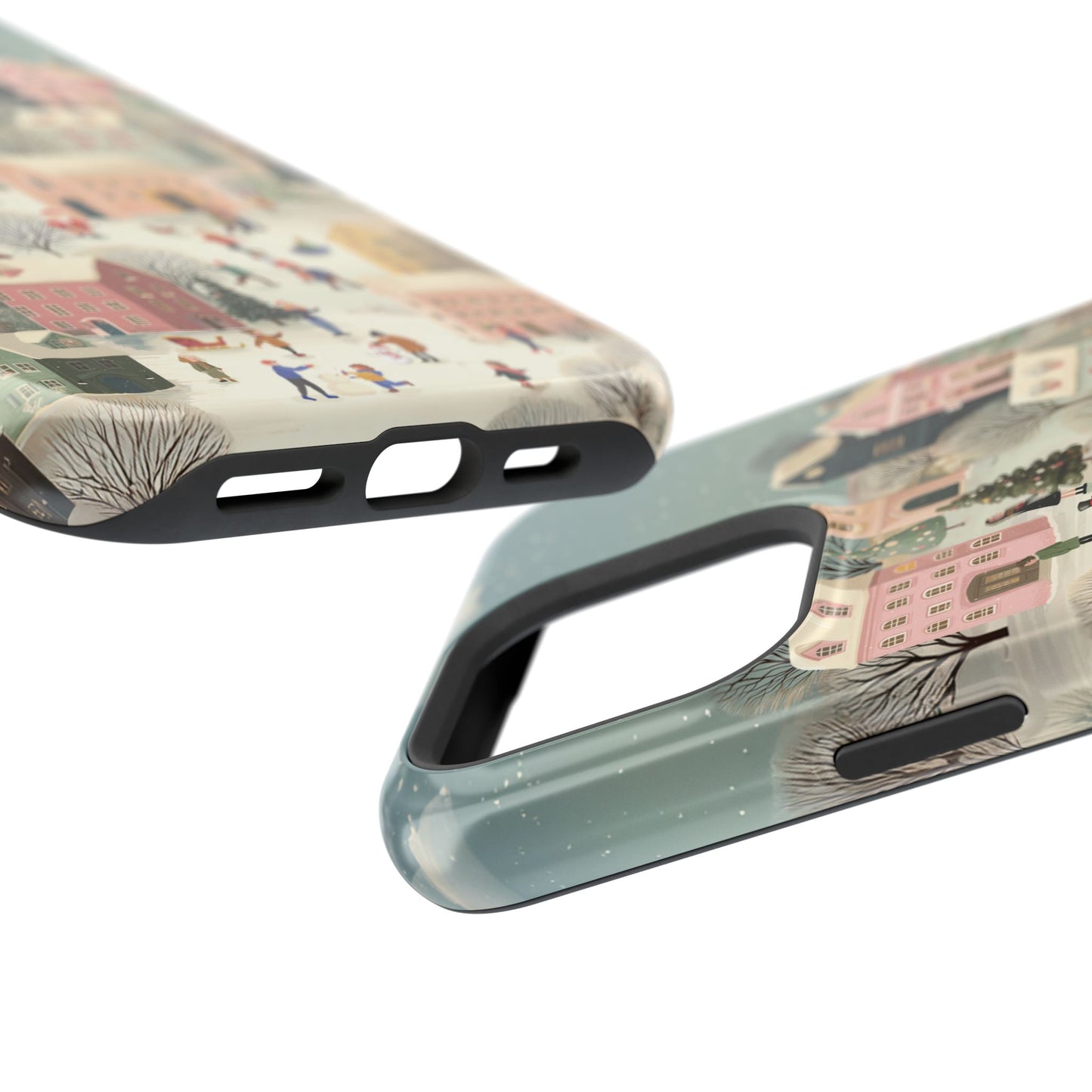 Christmas Village Design iPhone Case