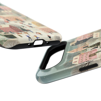 Christmas Village Design iPhone Case