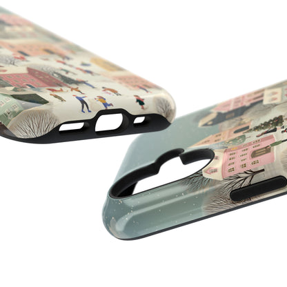 Christmas Village Design iPhone Case