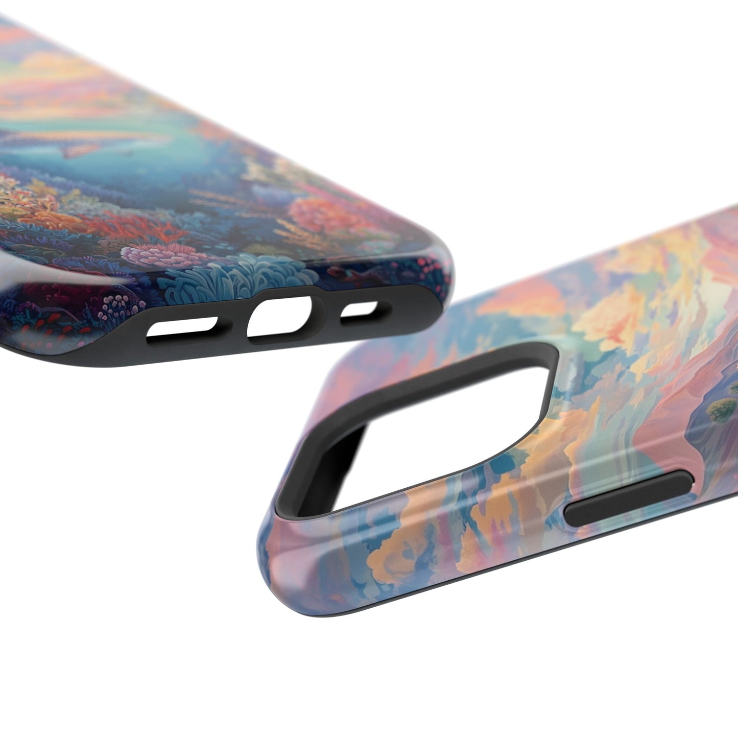 Coral Horizon Design iPhone Case