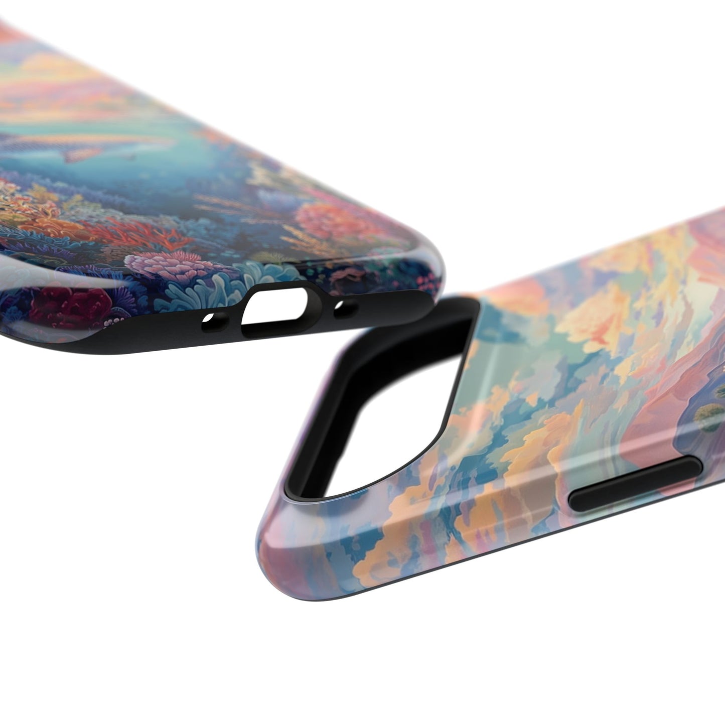 Coral Horizon Design iPhone Case
