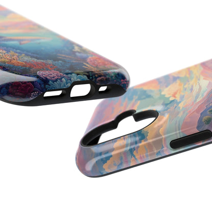 Coral Horizon Design iPhone Case