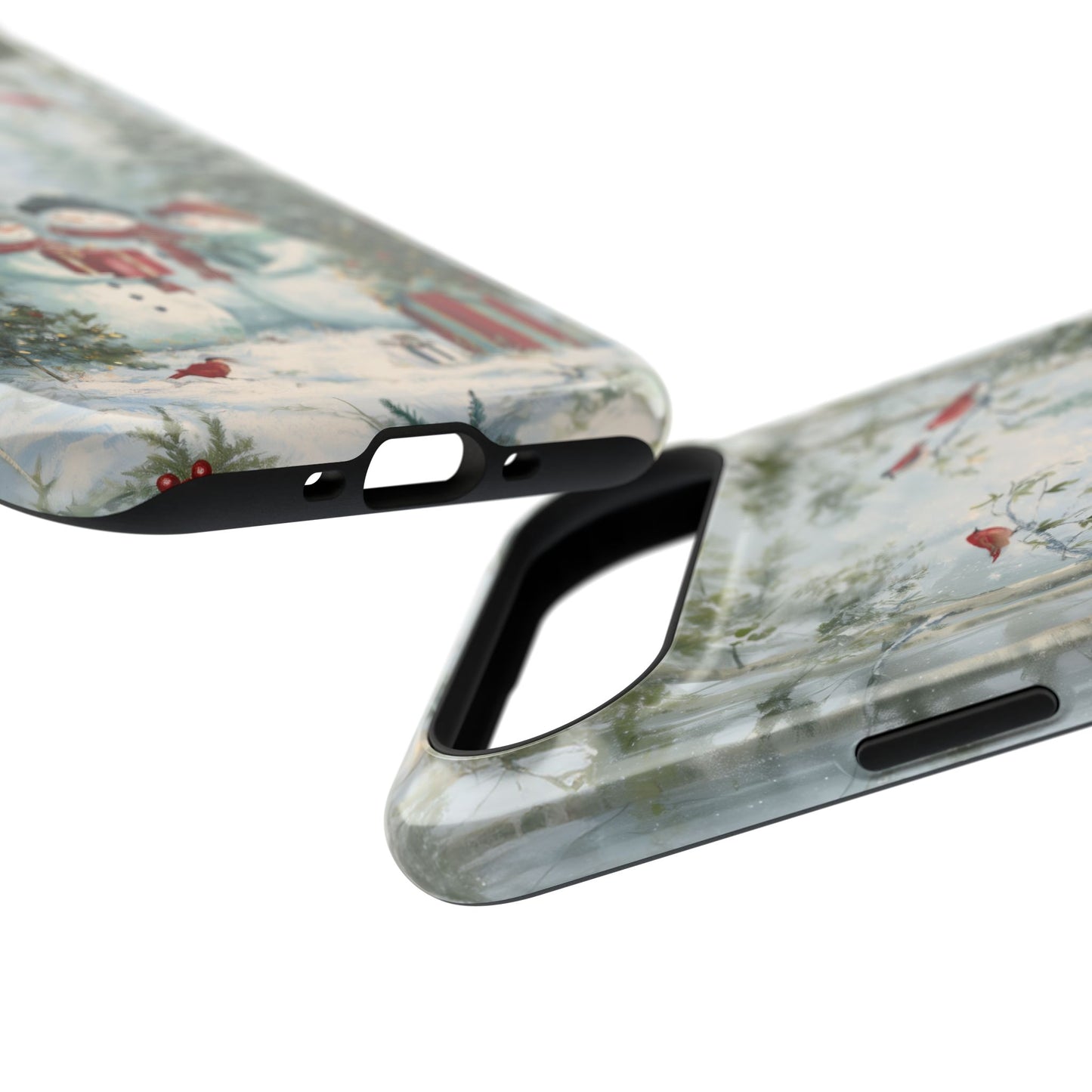 Frosty Friends Design iPhone Case