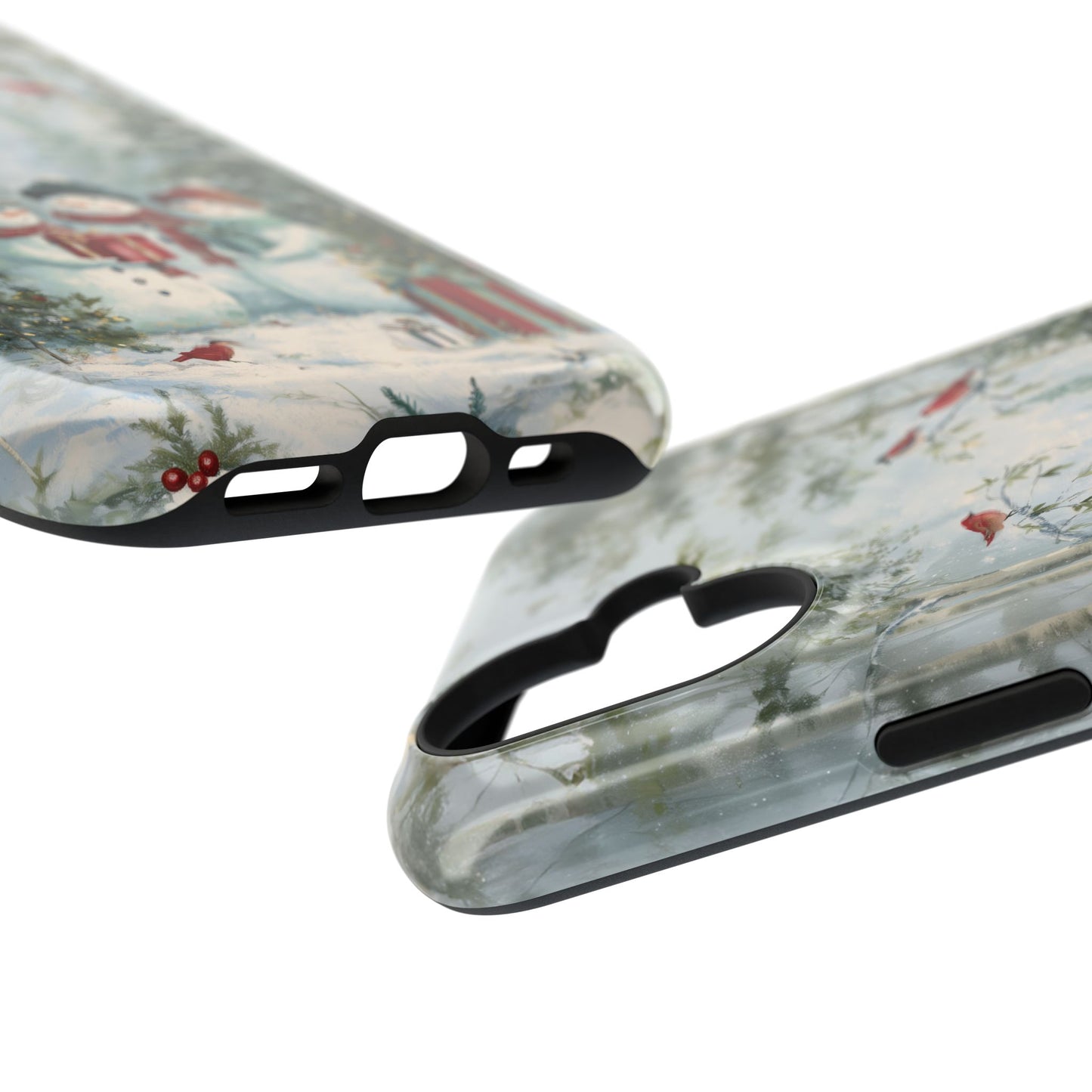 Frosty Friends Design iPhone Case