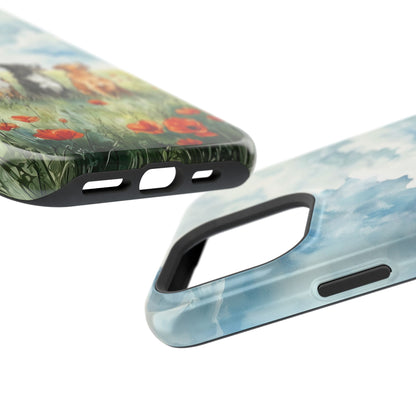 Paws & Poppies Design iPhone Case