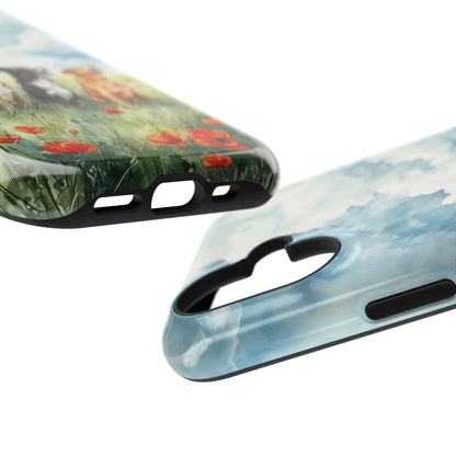 Paws & Poppies Design iPhone Case