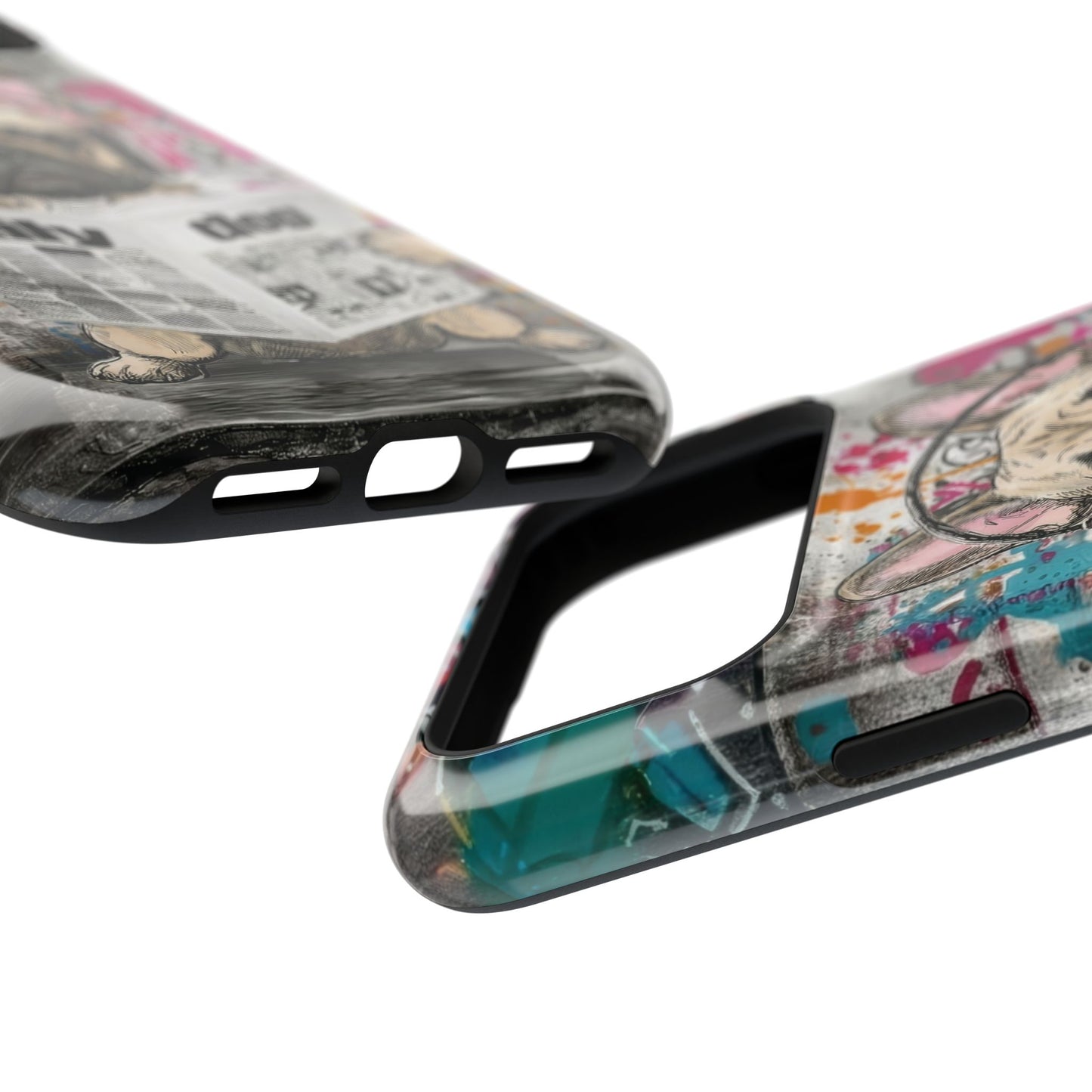 Daily Dog Beats (Frenchie) Design iPhone Case