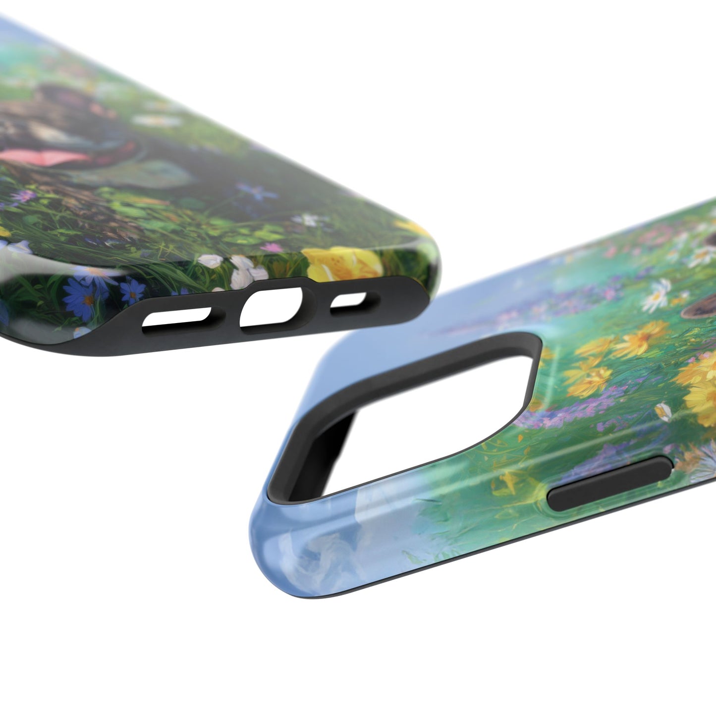 Blissful Frenchie Design iPhone Case