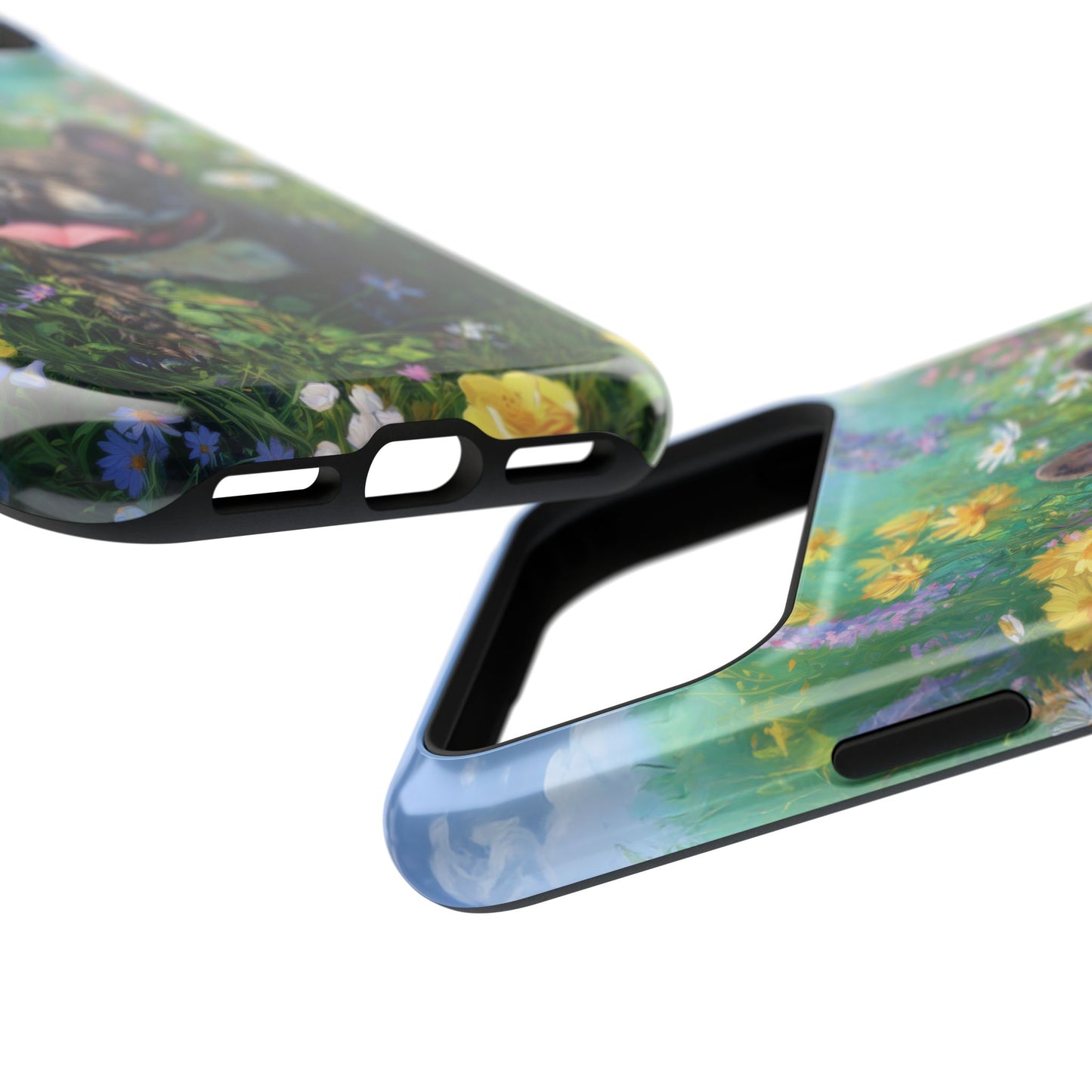 Blissful Frenchie Design iPhone Case