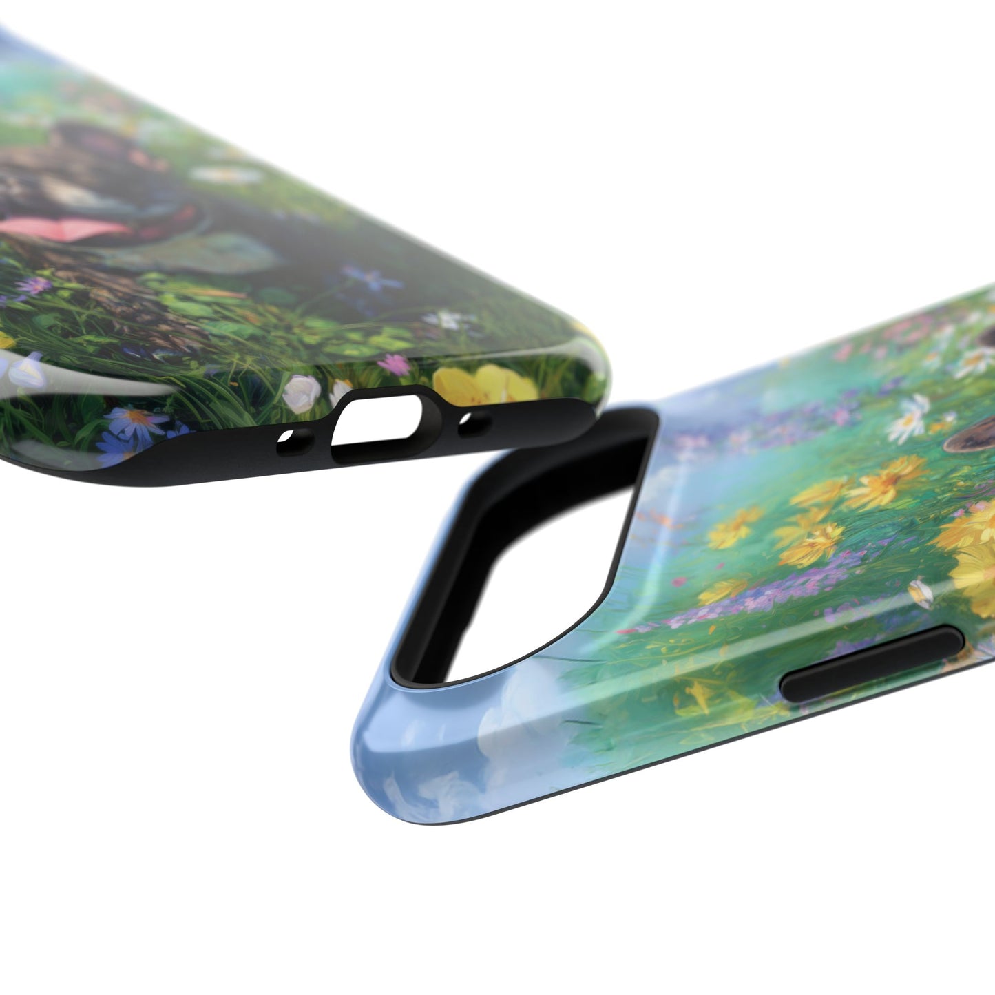 Blissful Frenchie Design iPhone Case