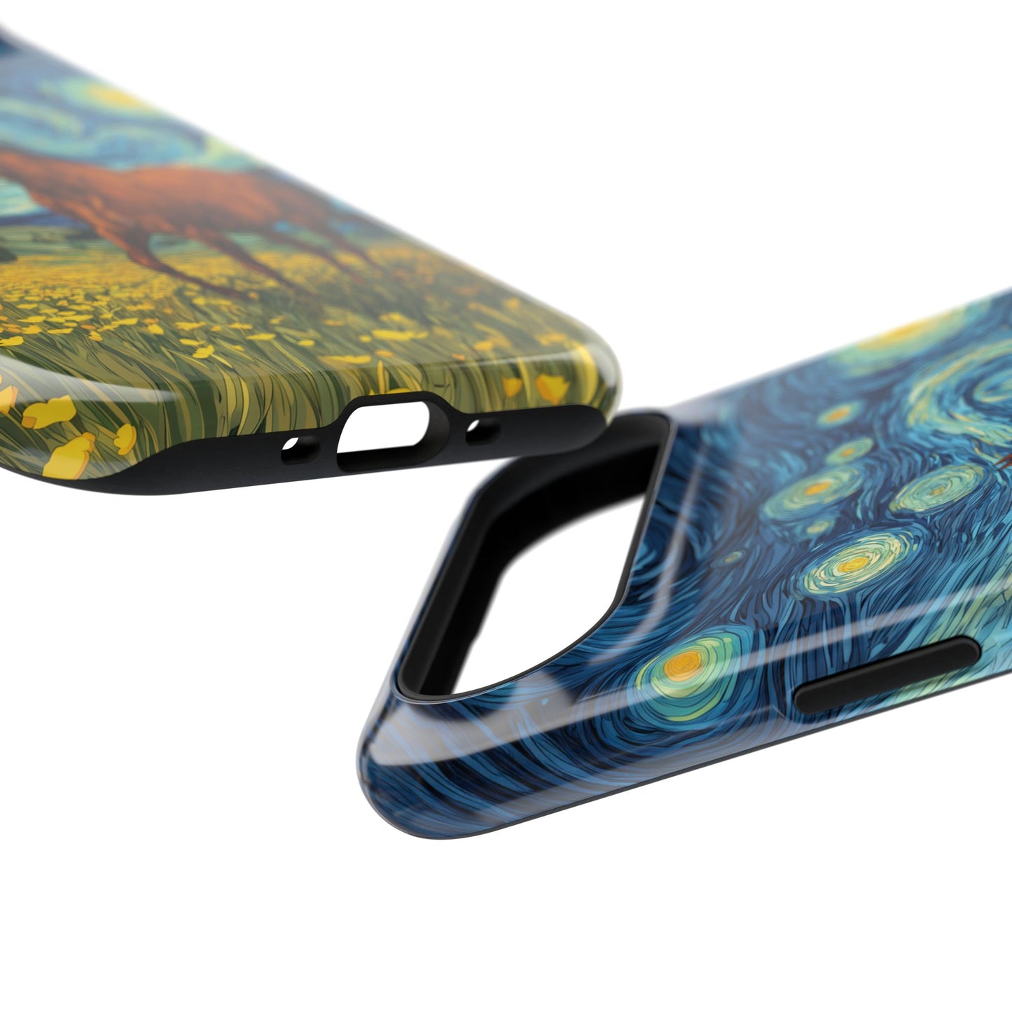 Starry Night Stallion Design iPhone Case