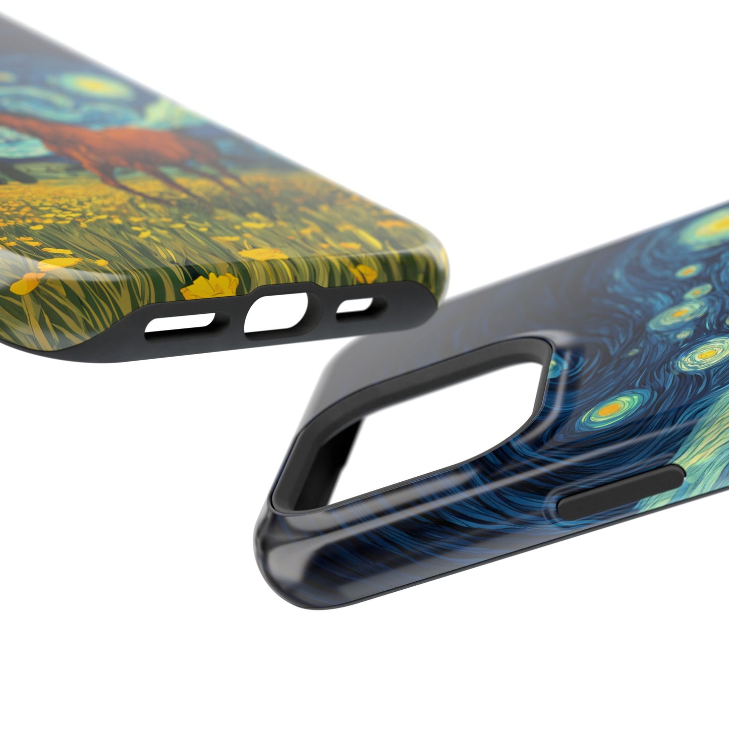 Starry Night Stallion Design iPhone Case