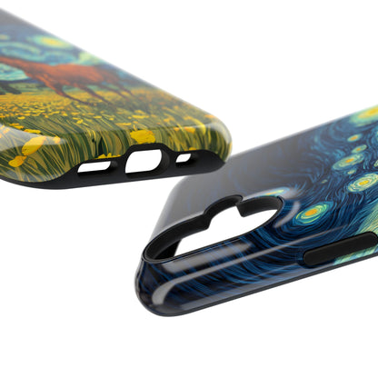 Starry Night Stallion Design iPhone Case