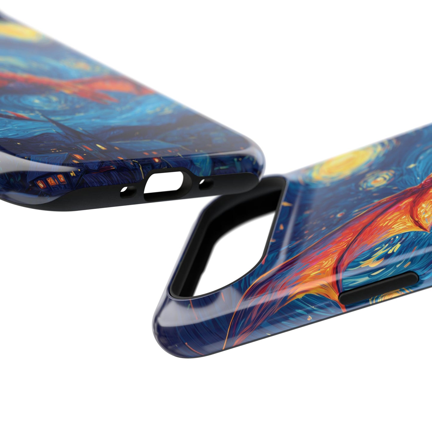 The Midnight Drake – Fantasy Art iPhone Case