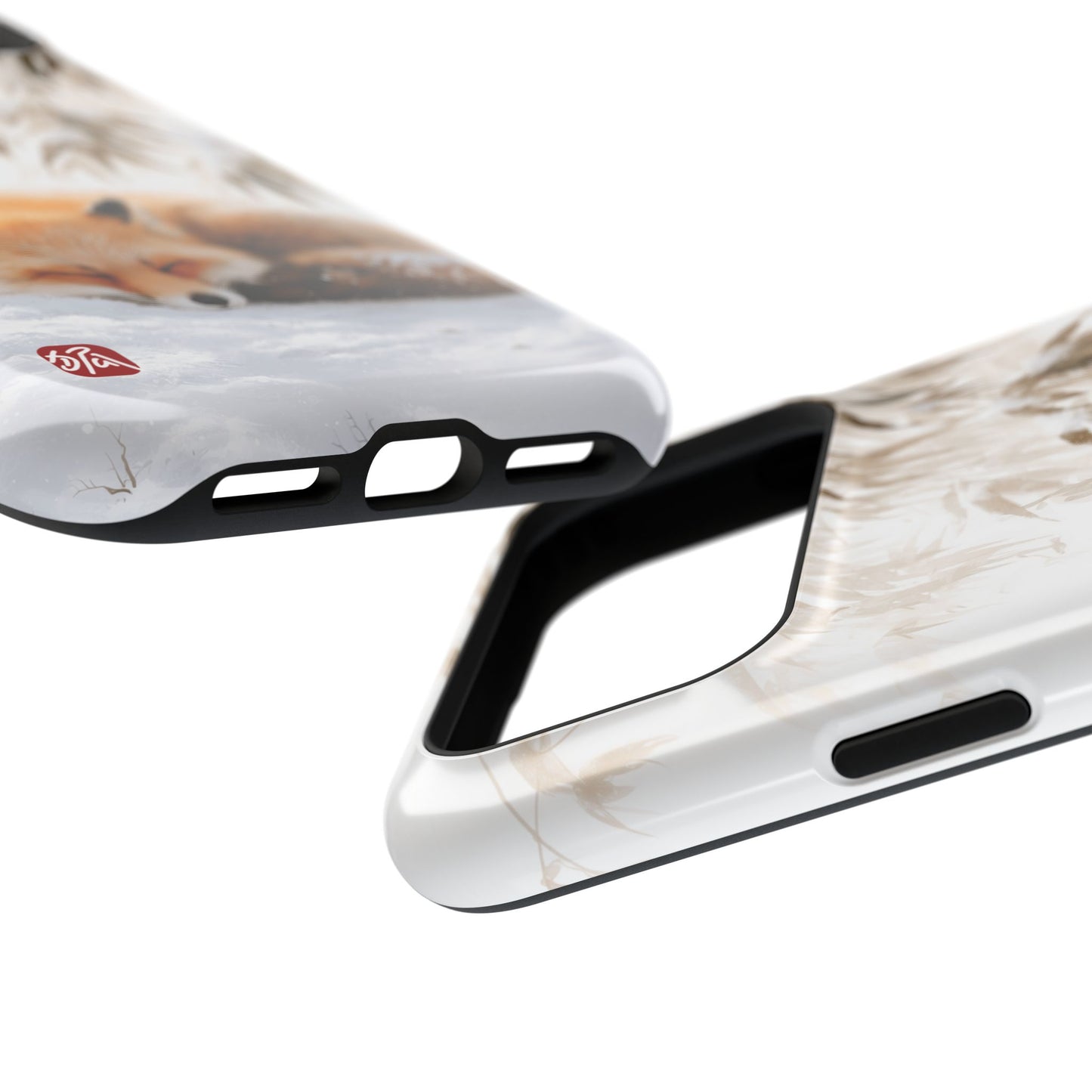 The Sleeping Kitsune Design iPhone Case