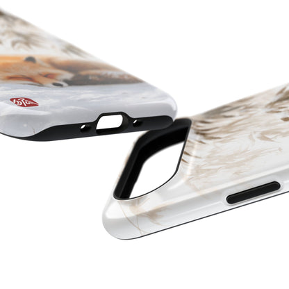 The Sleeping Kitsune Design iPhone Case