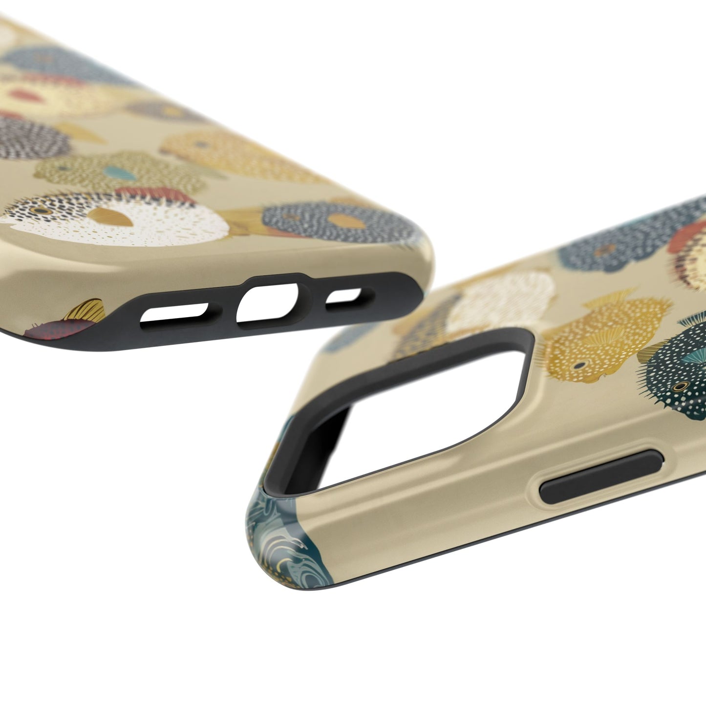 The Vintage Fugu – Retro Pufferfish Design iPhone Case