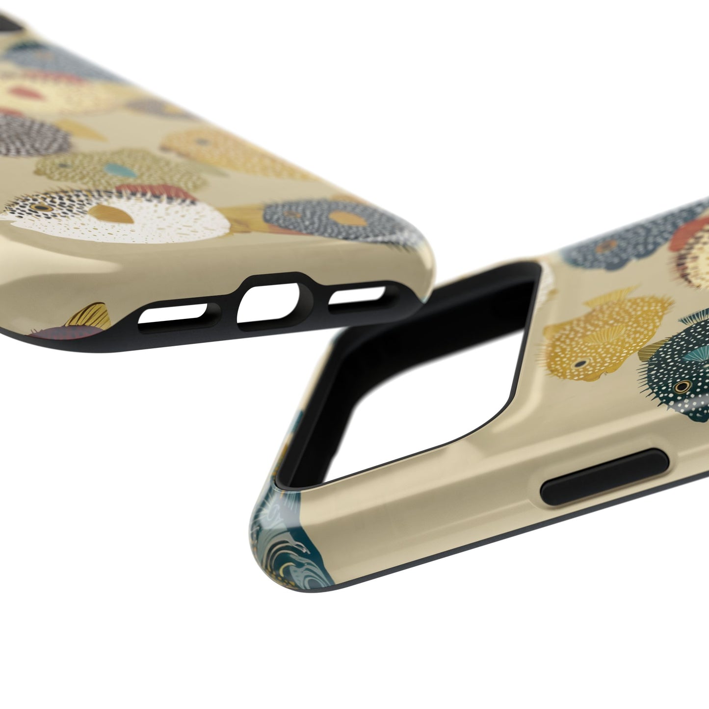 The Vintage Fugu – Retro Pufferfish Design iPhone Case