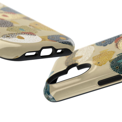 The Vintage Fugu – Retro Pufferfish Design iPhone Case