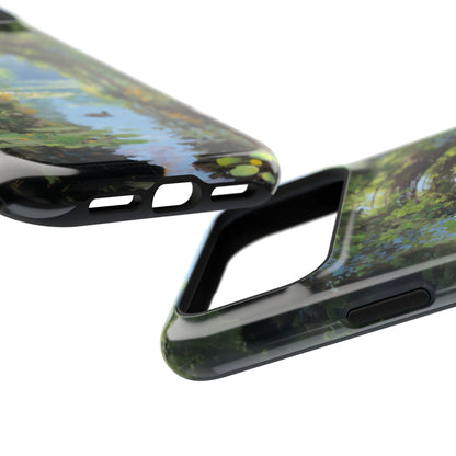 The Secret Archway – Impressionist Pond Design iPhone Case