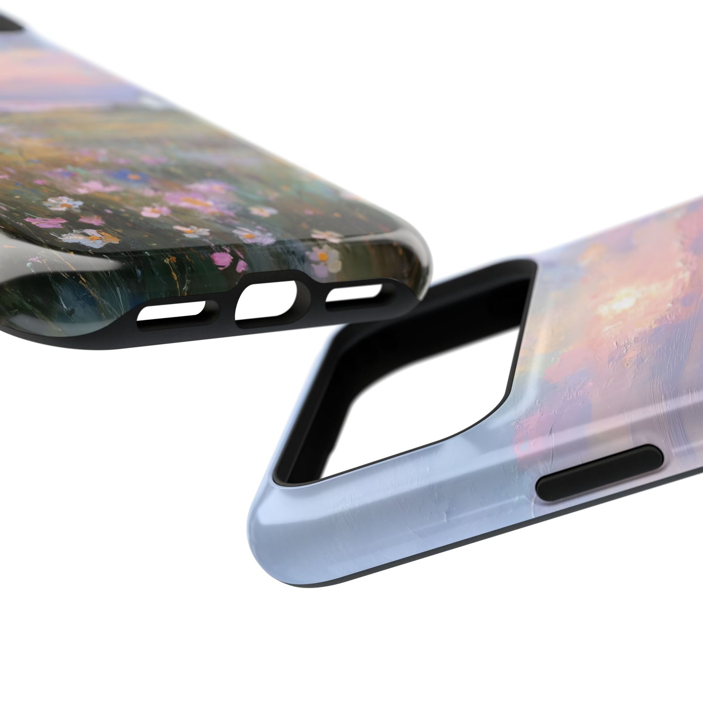 The Coastal Cottage – Impressionist Landscape Design iPhone Case
