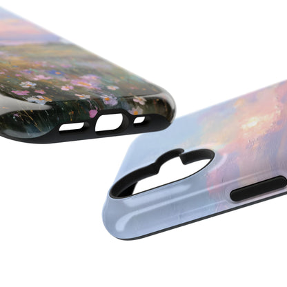 The Coastal Cottage – Impressionist Landscape Design iPhone Case