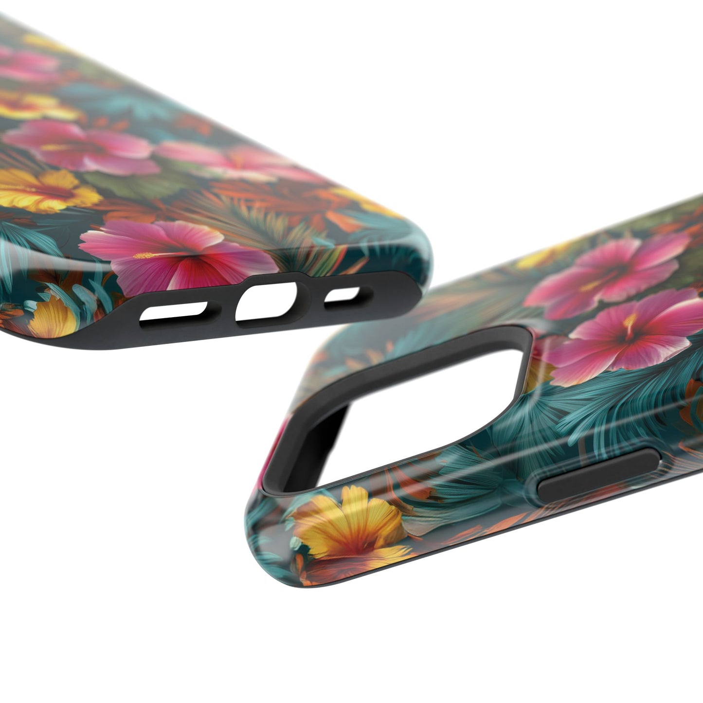 The Moody Oasis – Dark Tropical Design iPhone Case