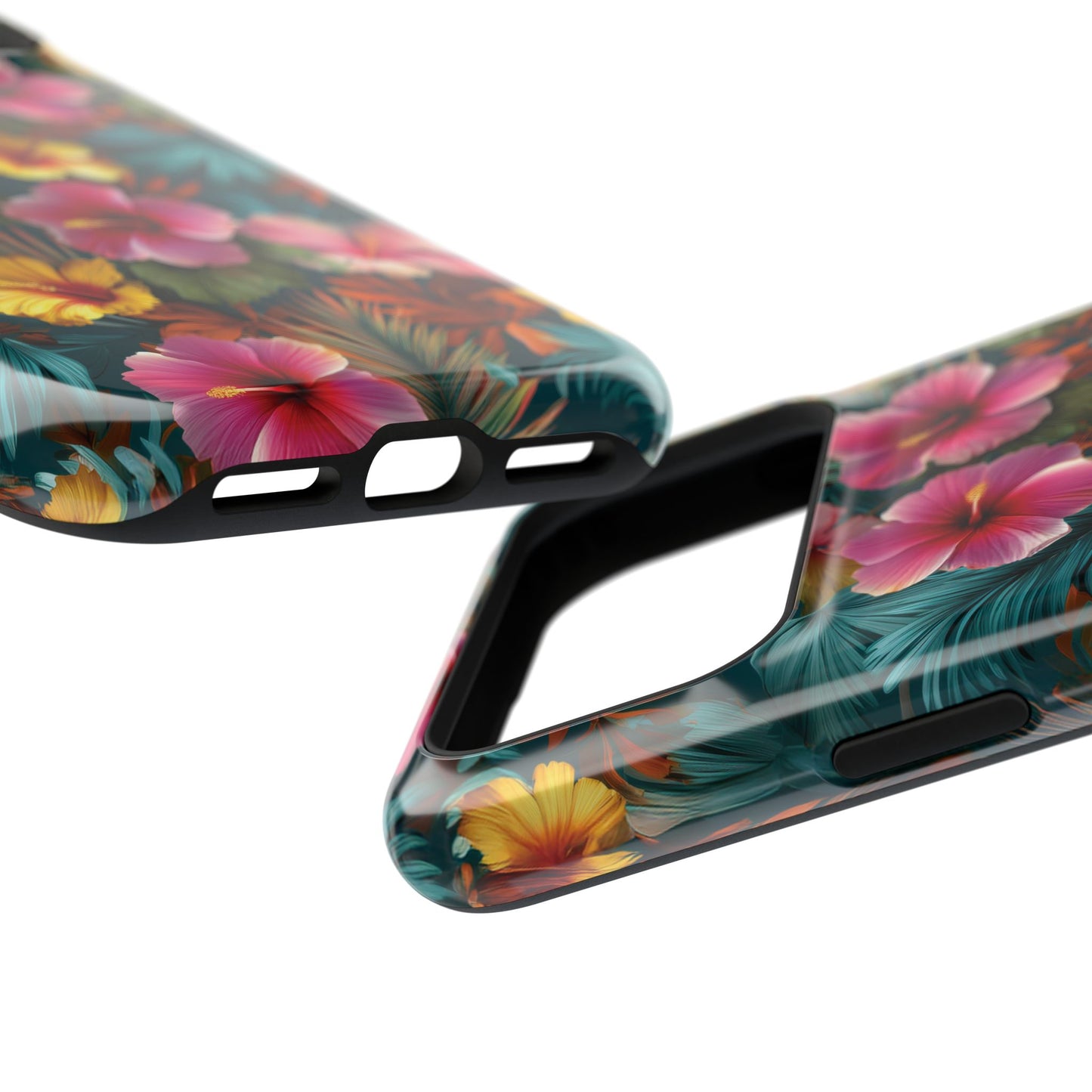 The Moody Oasis – Dark Tropical Design iPhone Case