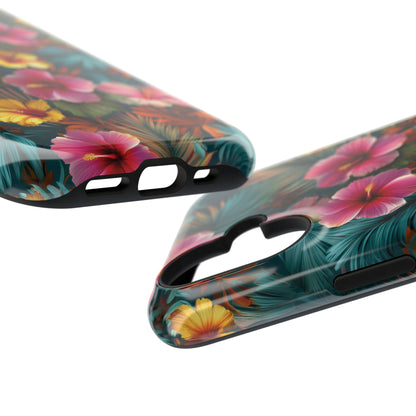 The Moody Oasis – Dark Tropical Design iPhone Case