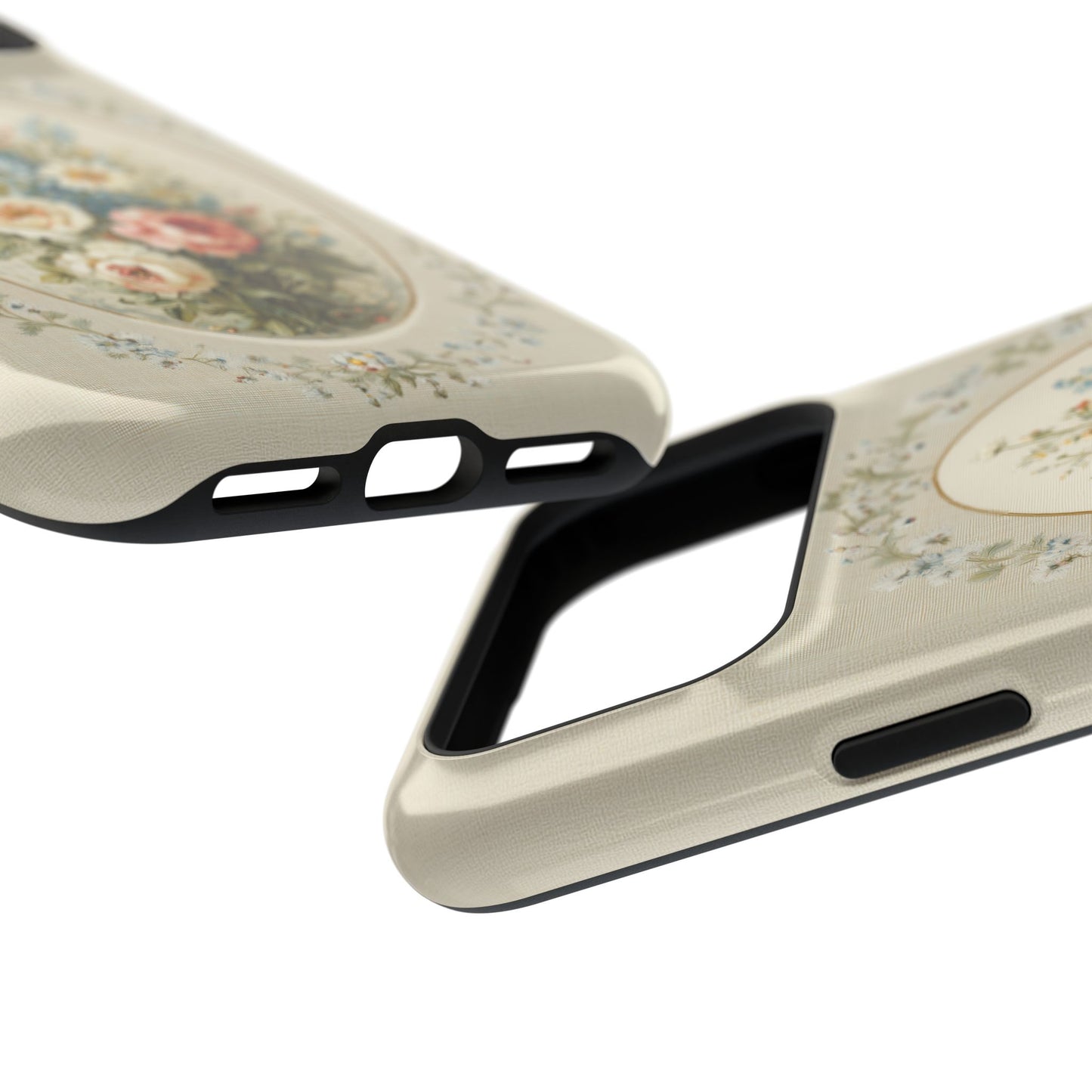 The Classic Rose Cameo – Vintage Floral Design iPhone Case