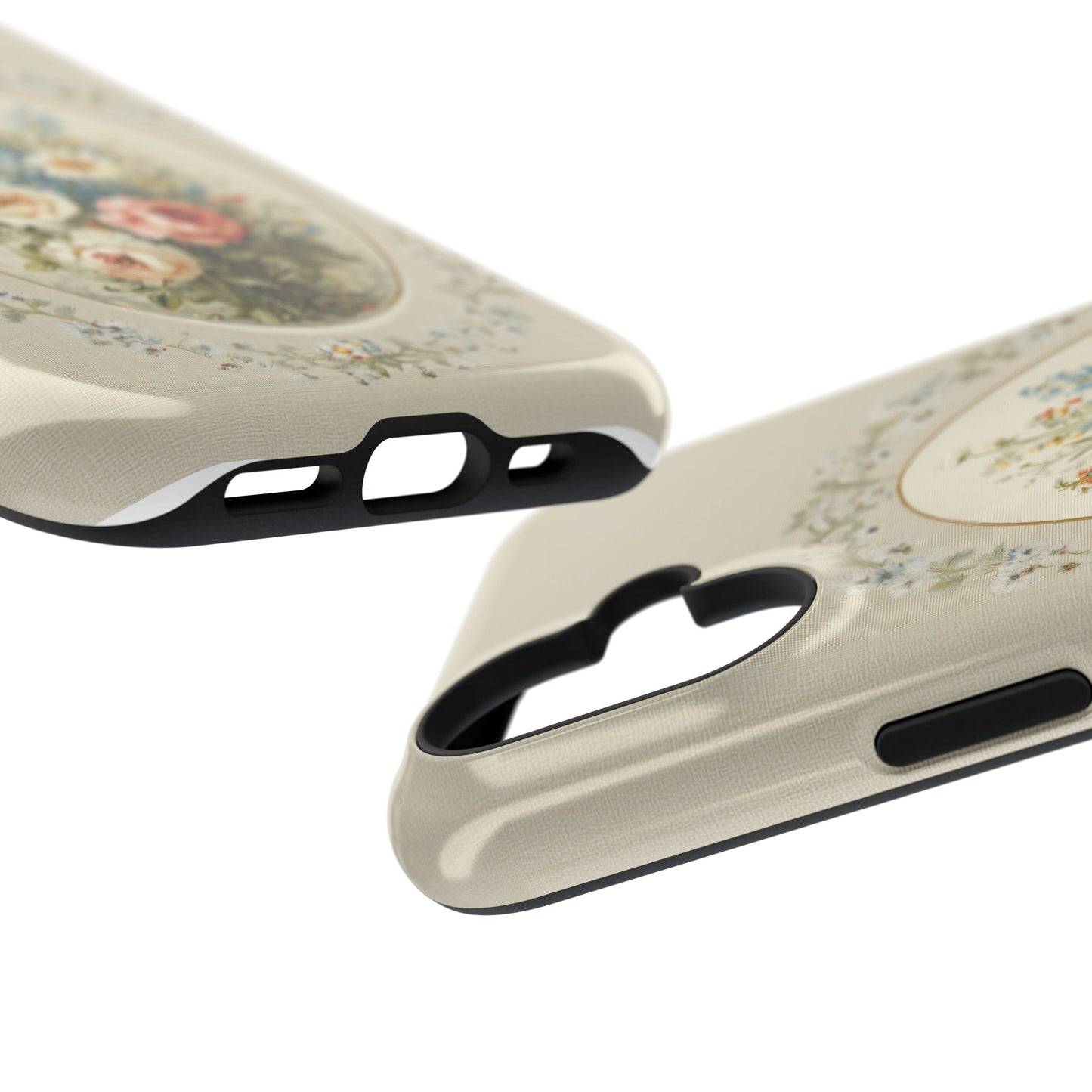 The Classic Rose Cameo – Vintage Floral Design iPhone Case