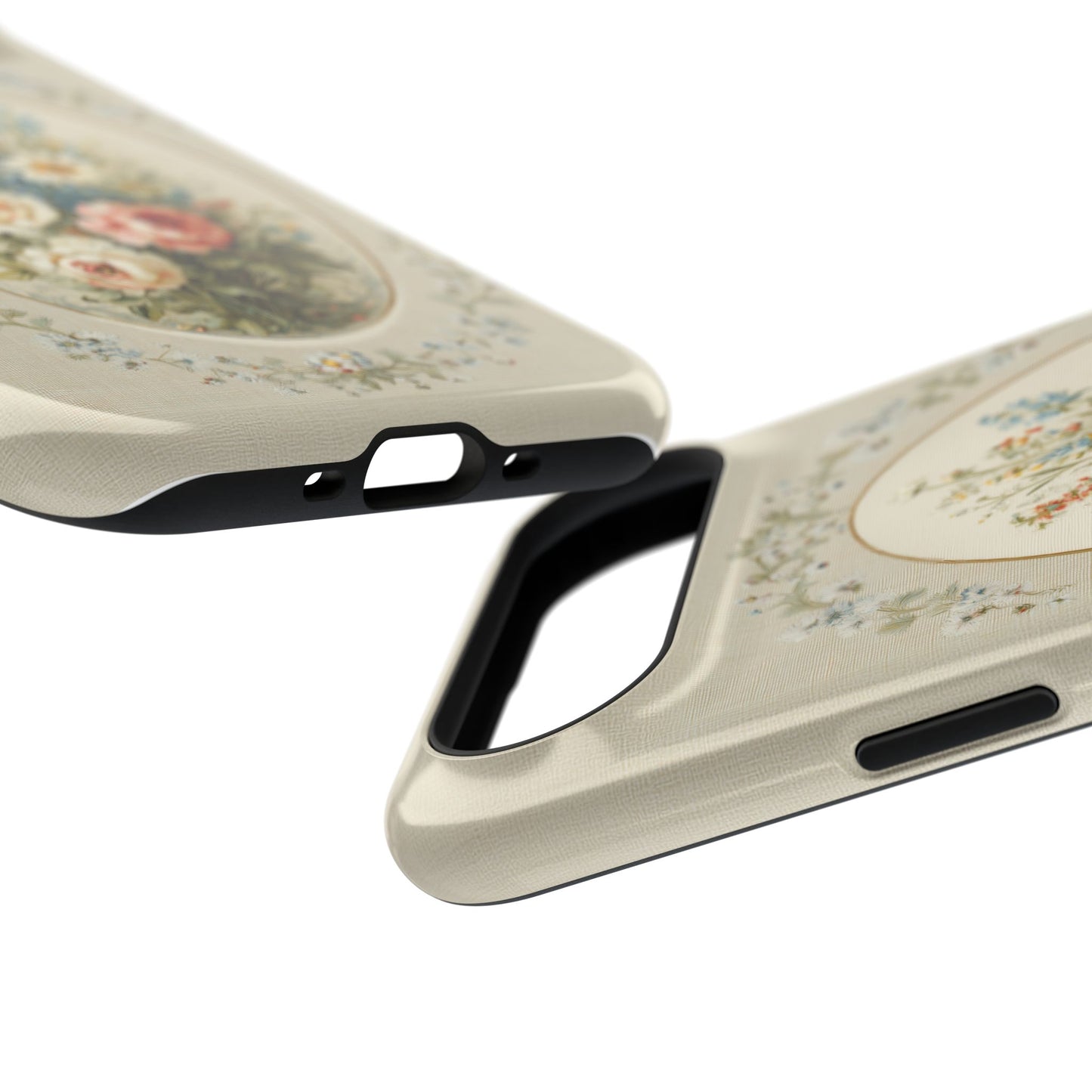 The Classic Rose Cameo – Vintage Floral Design iPhone Case