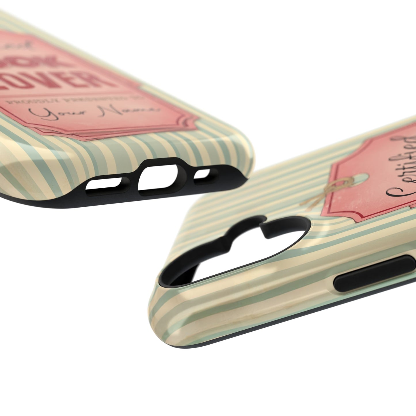 Certified Book Lover – Personalized Vintage Design iPhone Case