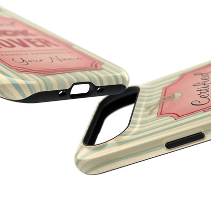 Certified Book Lover – Personalized Vintage Design iPhone Case