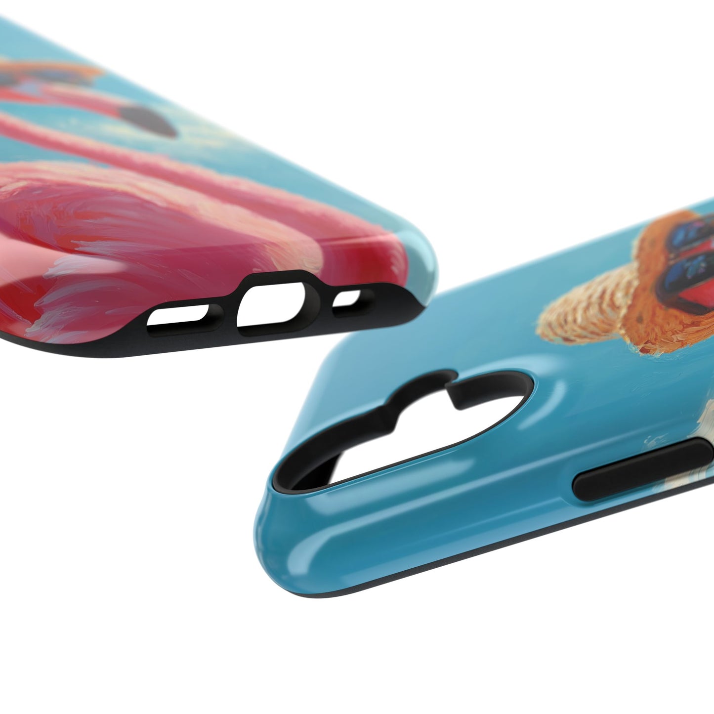 Vacation Mode – Painted Flamingo Design iPhone Case
