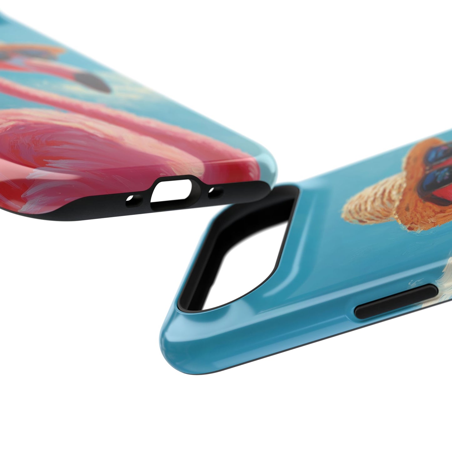 Vacation Mode – Painted Flamingo Design iPhone Case