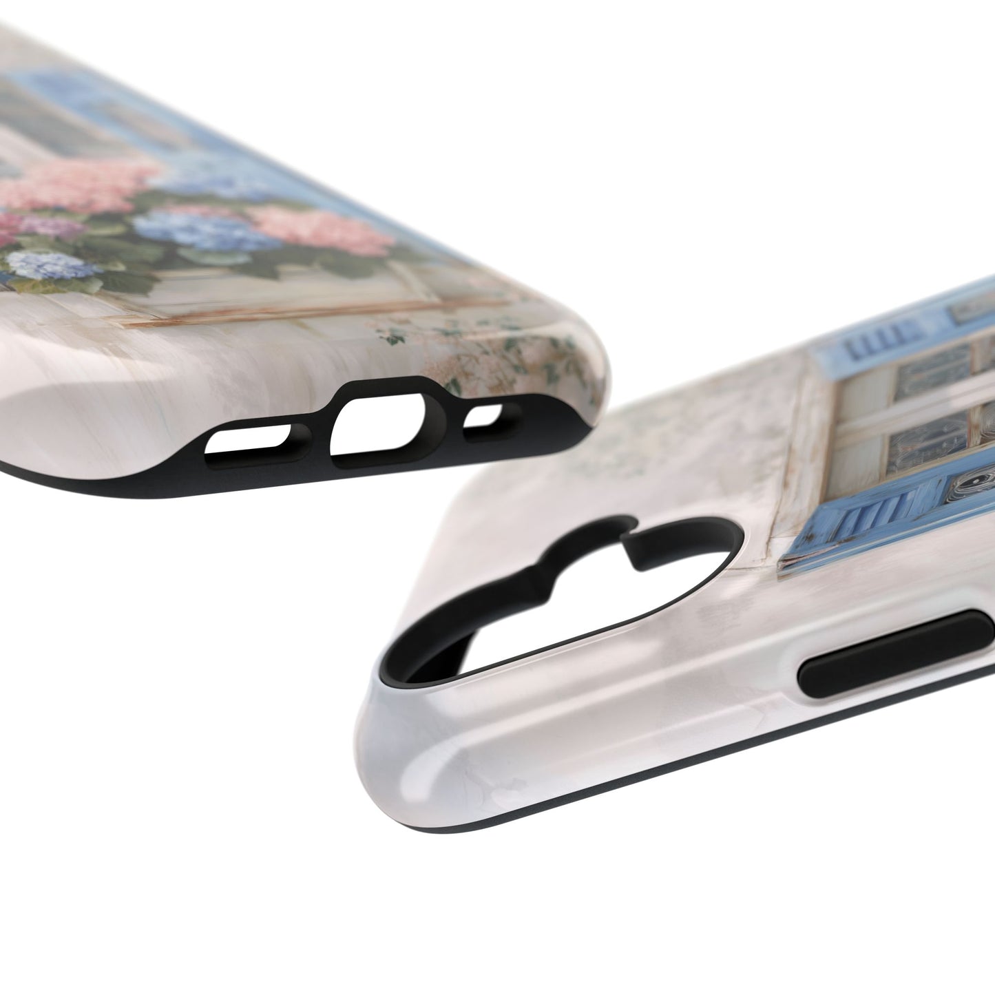The Provence Window – Hydrangea Design iPhone Case