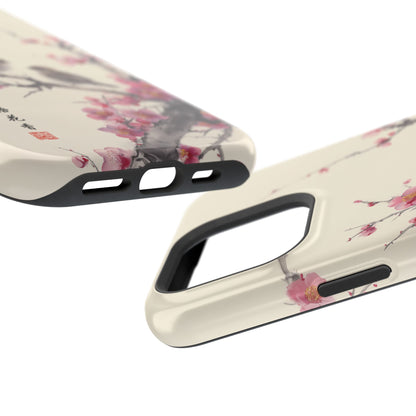 The Sweeping Blossom – Ink Wash Botanical Design iPhone Case