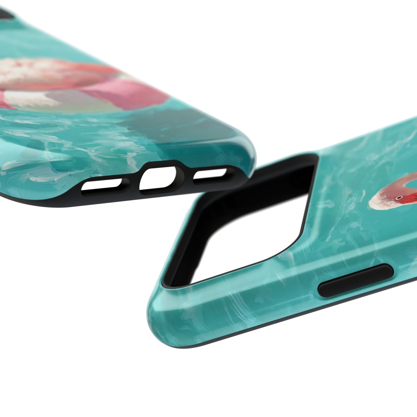 Out of Office Mode - The Poolside Flamingo Impressionist Summer Design iPhone Case