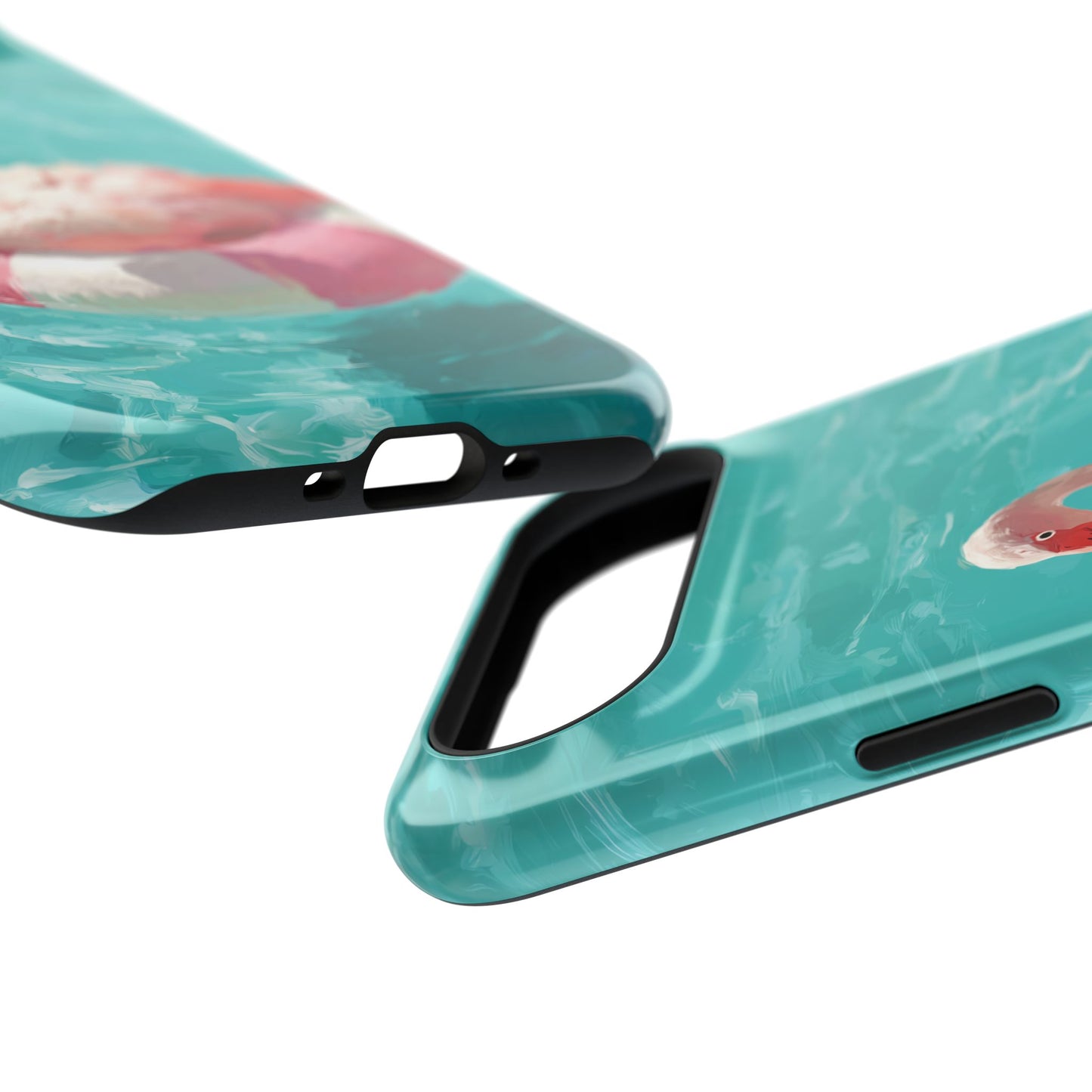 Out of Office Mode - The Poolside Flamingo Impressionist Summer Design iPhone Case