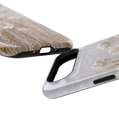 The Golden Meadow – 3D Impasto Botanical Design iPhone Case