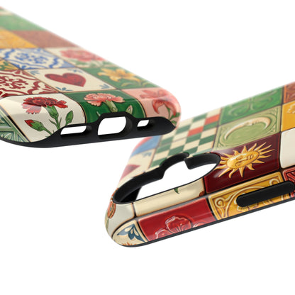 The Mediterranean Mosaic – Ceramic Tile Design iPhone Case
