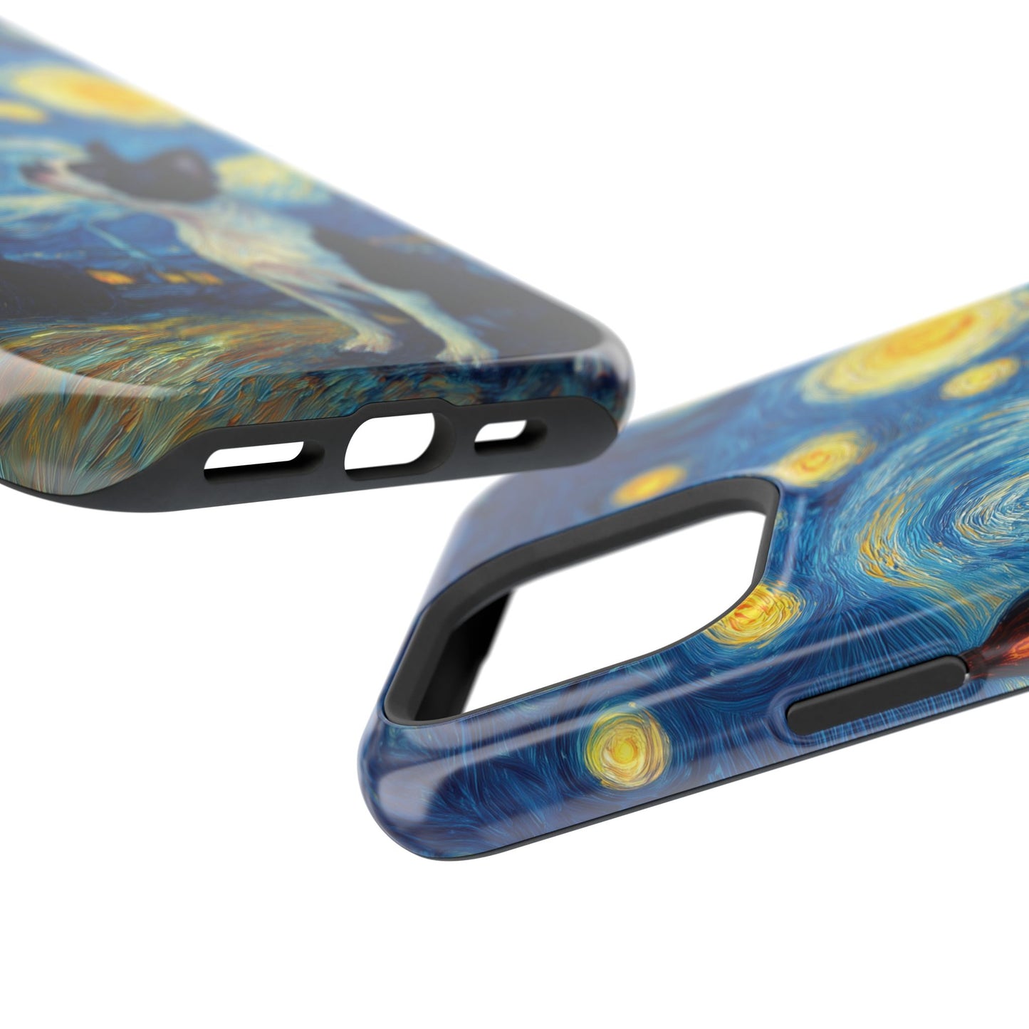 Barky Night (Boston Terrier) Design iPhone Case