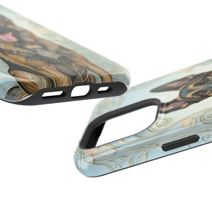 The Elegant Filigree – Custom Pet Portrait iPhone Case
