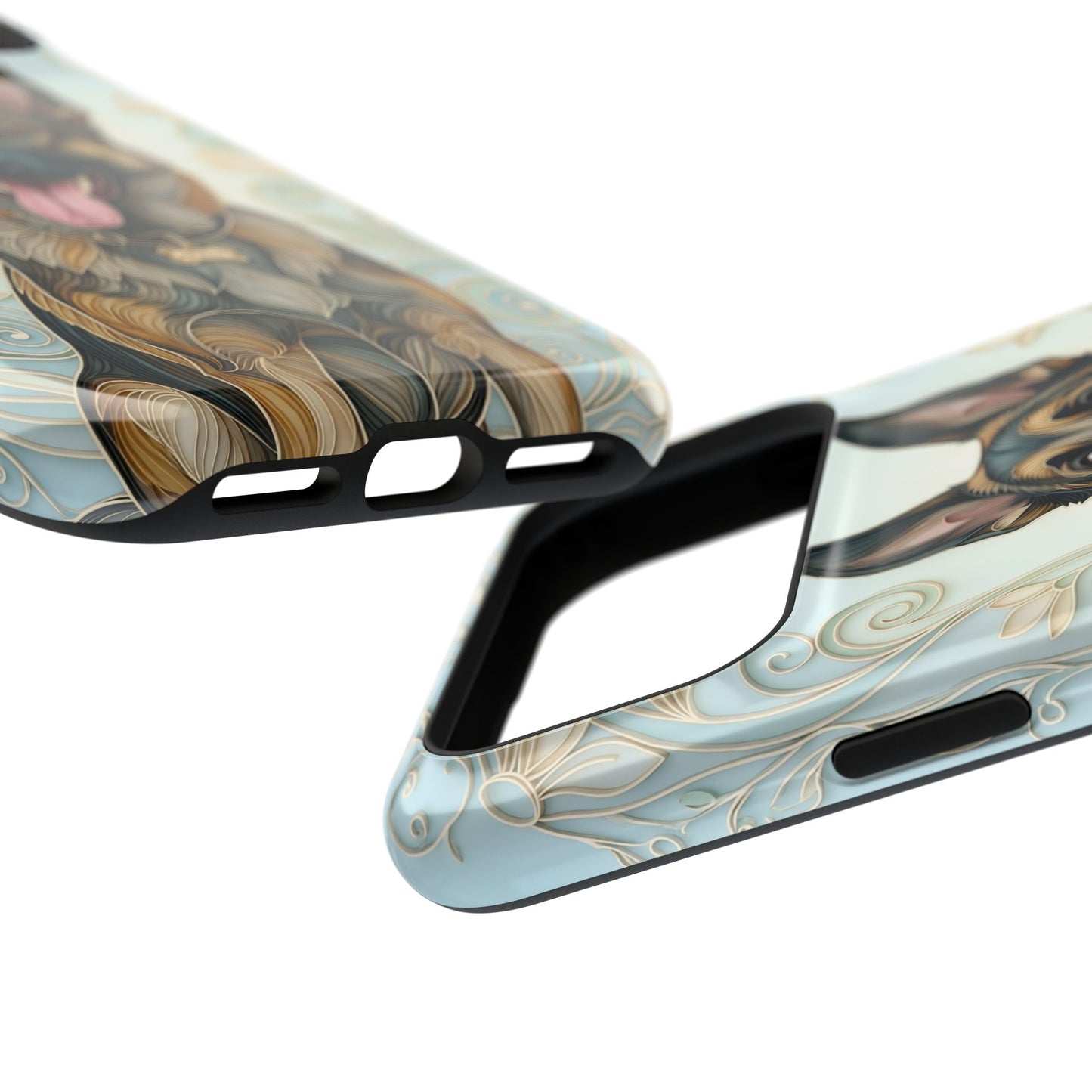 The Elegant Filigree – Custom Pet Portrait iPhone Case